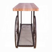 Mesa de sofá rectangular Francie de 122 cm de largo