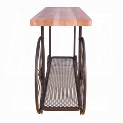 Mesa de sofá rectangular Francie de 122 cm de largo