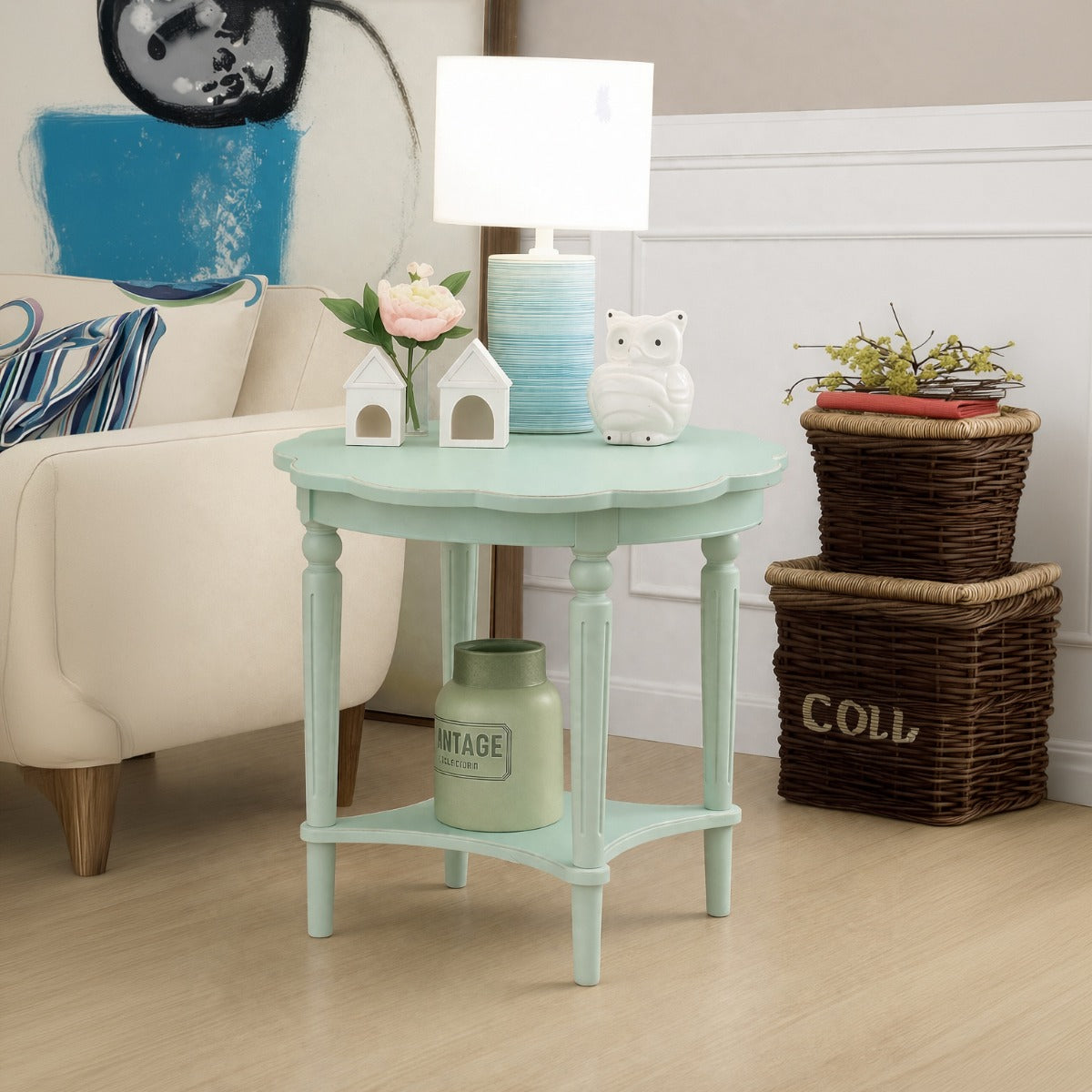 Fordon End Table - Green
