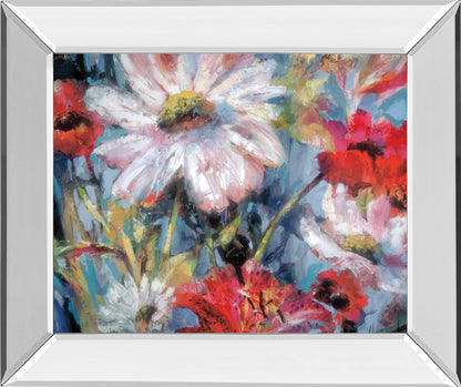 Mirrored Frame Tangled Garden I By Brent Heighton