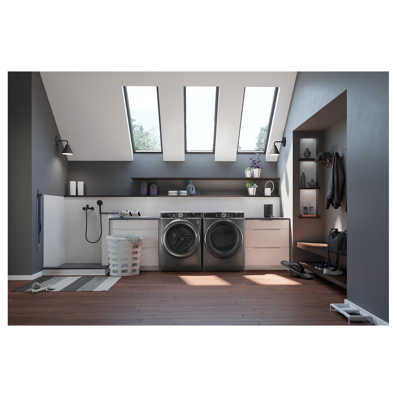  GE Profile 7.8 cu. ft. Electric Dryer with Sanitize Cycle PFD95ESPWDS IMAGE 12