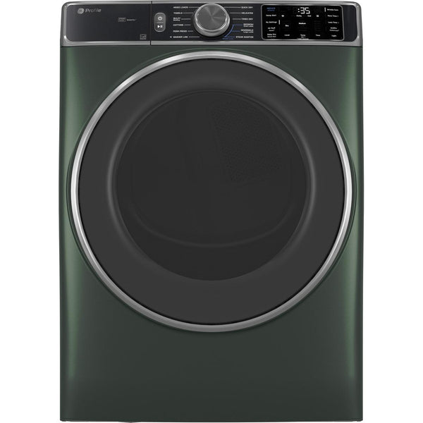 GE Profile 7.8 cu. ft. Gas Dryer with Steam and Sanitize Cycle PFD95GSPWGN
