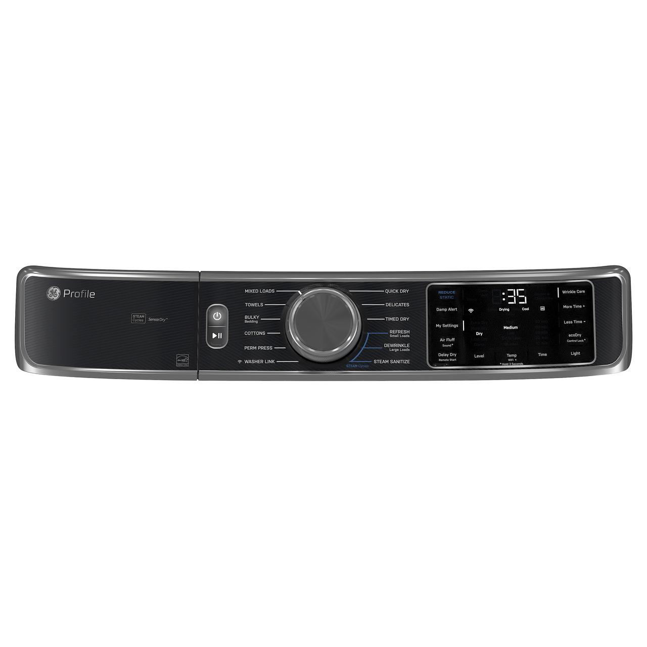  GE Profile 7.8 cu. ft. Gas Dryer with Steam and Sanitize Cycle PFD95GSPWGN IMAGE 3