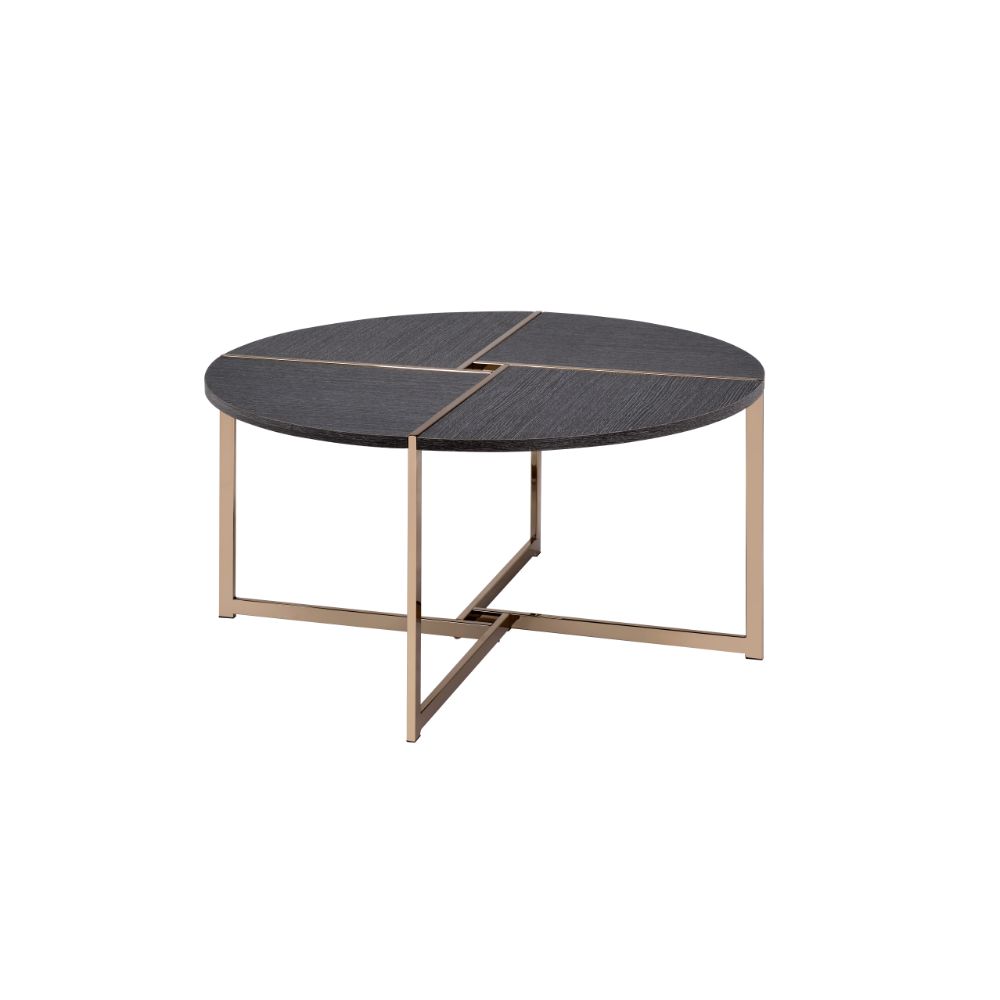 Mesa de centro redonda Bromia de 89 cm de diámetro