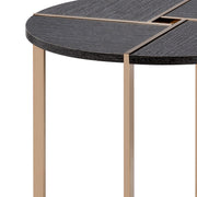 Mesa auxiliar redonda Bromia de 24" de diámetro