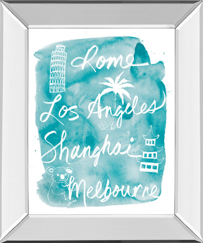 Mirrored Frame Sightseeing II By Lottie Fontaine