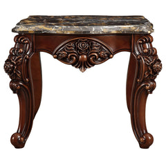 Mesa auxiliar cuadrada Forsythia de 30 pulgadas de largo