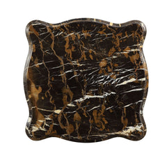 Mesa auxiliar cuadrada Forsythia de 30 pulgadas de largo