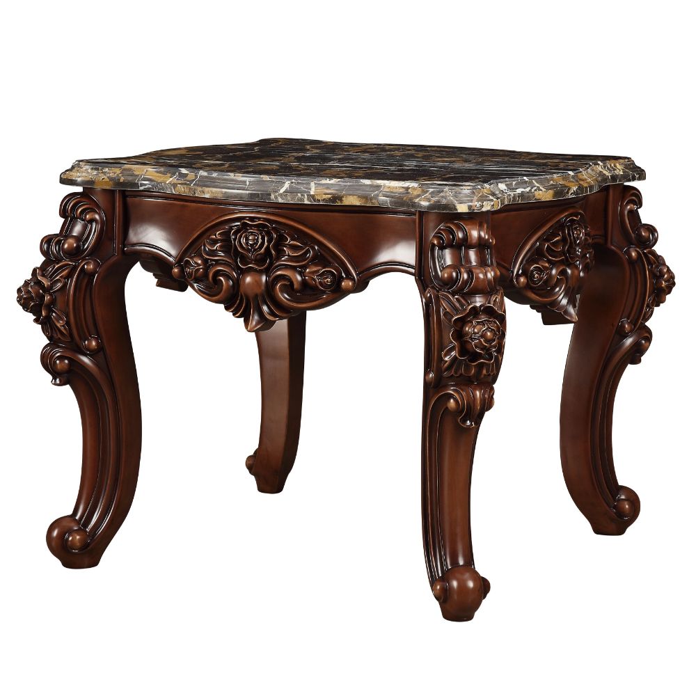 Mesa auxiliar cuadrada Forsythia de 30 pulgadas de largo