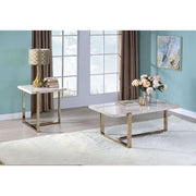 Mesa de centro rectangular Feit de 43" de largo