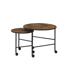 Juego de mesa nido redonda Oblis de 23" de diámetro