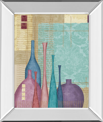 Mirrored Frame Raku I By Linda Wood