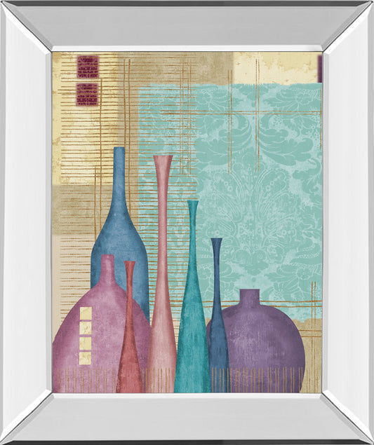 Mirrored Frame Raku I By Linda Wood