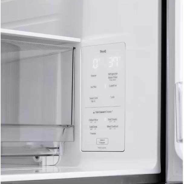 LG 36-inch, 26 cu. ft. Counter-Depth MAX French 4-Door Refrigerator with Internal Ice and Water Dispenser LF26C8210S IMAGE 12