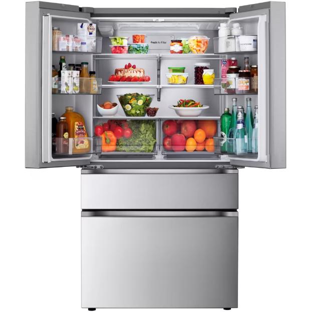 LG 36-inch, 26 cu. ft. Counter-Depth MAX French 4-Door Refrigerator with Internal Ice and Water Dispenser LF26C8210S IMAGE 2