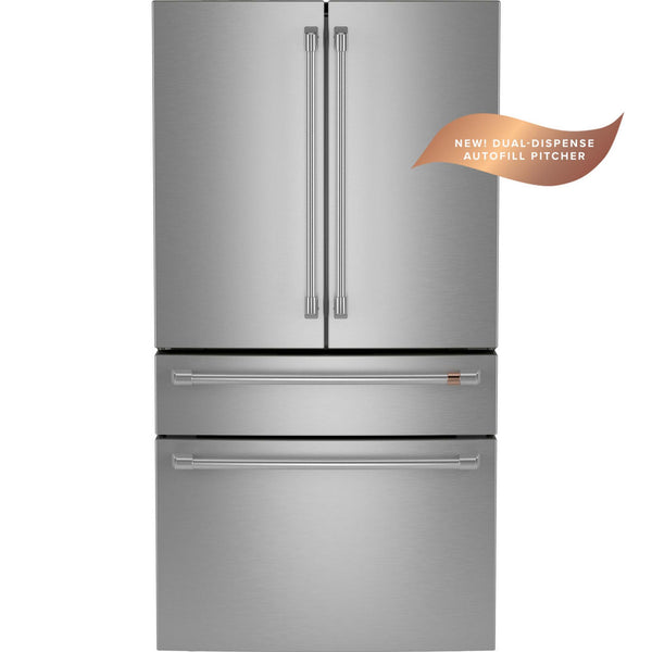 Café 36-inch, 23.2 Cu. Ft. Smart Counter-Depth 4-Door French-Door Refrigerator CJE23DP2WS1