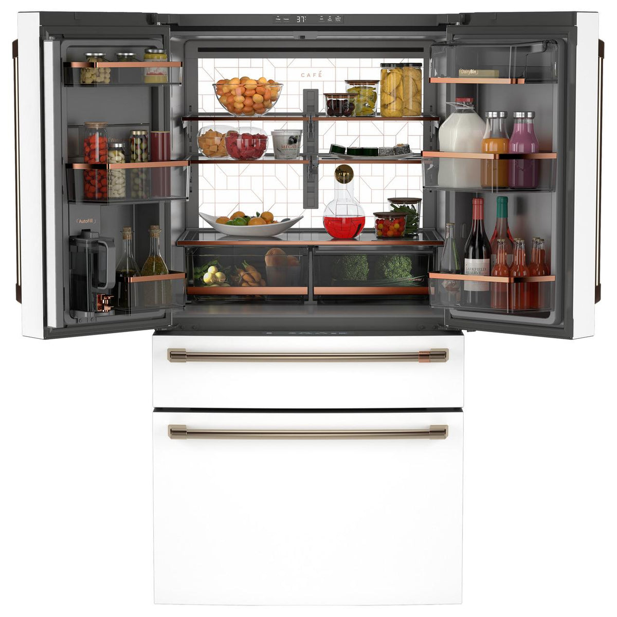  Café 23.2 Cu. Ft. Smart Counter-Depth 4-Door French-Door Refrigerator CJE23DP4WW2 IMAGE 2