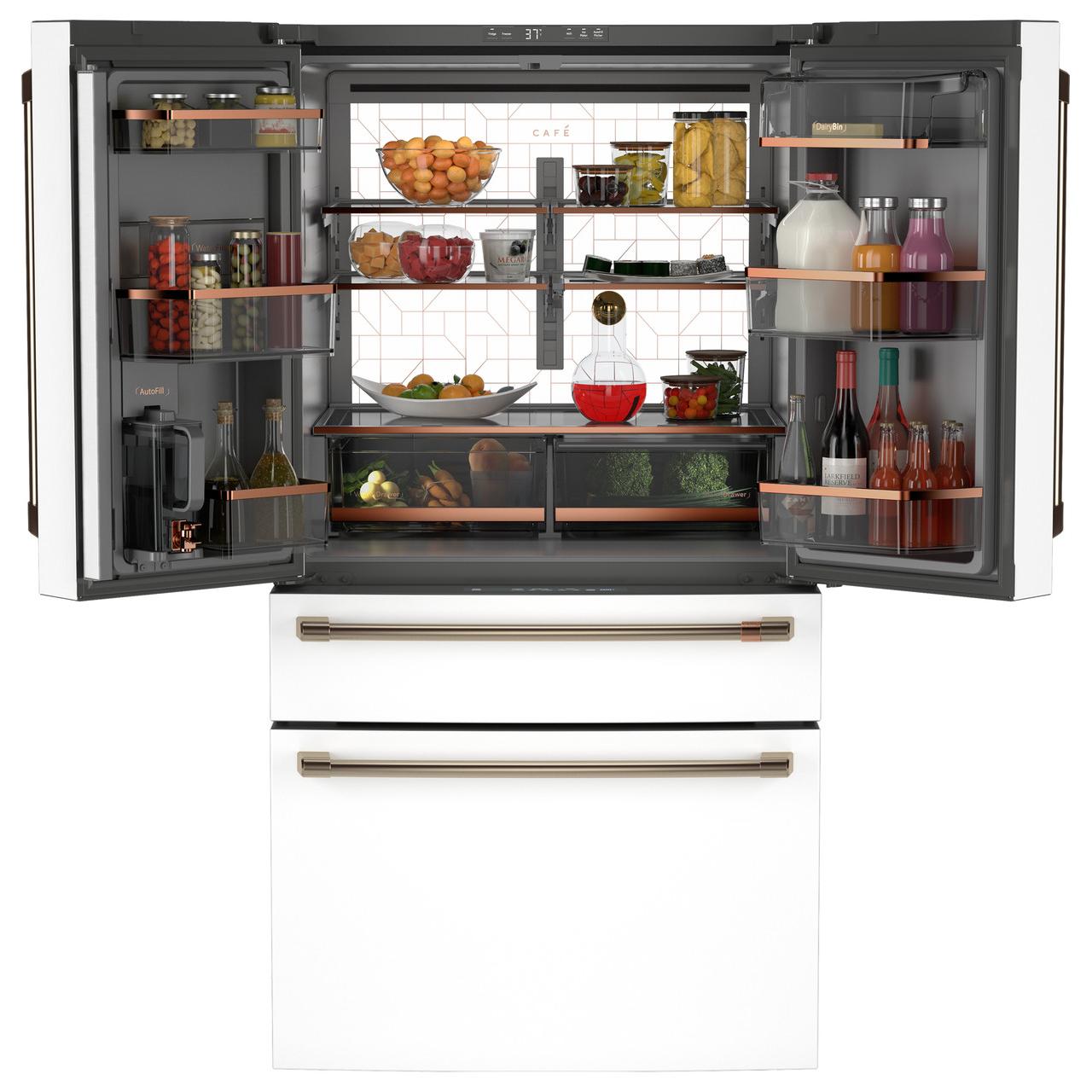  Café 23.2 Cu. Ft. Smart Counter-Depth 4-Door French-Door Refrigerator CJE23DP4WW2 IMAGE 2