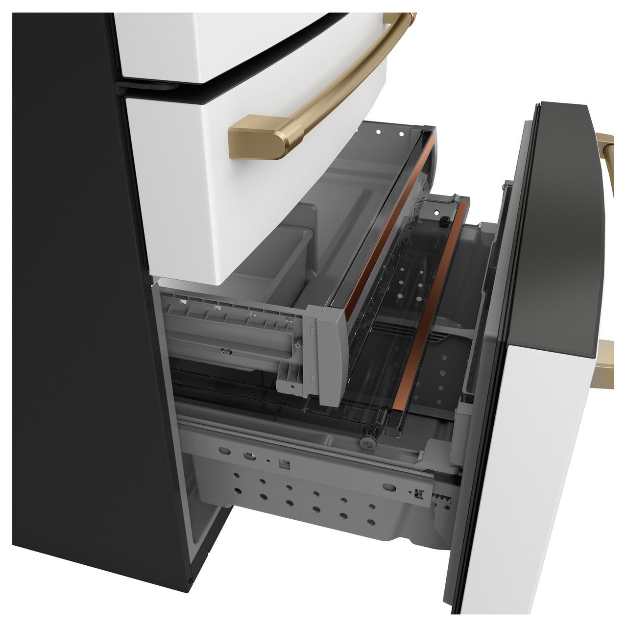  Café 23.2 Cu. Ft. Smart Counter-Depth 4-Door French-Door Refrigerator CJE23DP4WW2 IMAGE 4