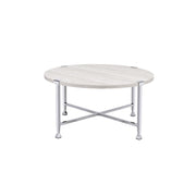 Mesa de centro redonda Brecon de 91 cm de diámetro