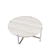 Mesa de centro redonda Brecon de 91 cm de diámetro
