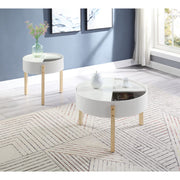Mesa de centro redonda Bodfish de 81 cm de diámetro