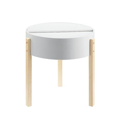 Mesa auxiliar redonda Bodfish de 20" de diámetro