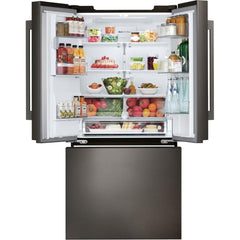  LG 33-inch, 25 cu.ft. 3-Door French Door Refrigerator with Ice and Water Dispenser LF25H6330D IMAGE 3