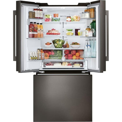LG 25 cu.ft. 3-Door French Door Refrigerator with Hybrid Handle Design and External Ice and Water Dispenser LF25H6330D IMAGE 3