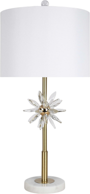 Crystal Bloom II Crystal and Marble Table Lamp (Case Pack 2)