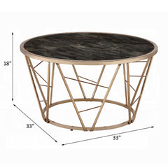 Mesa de centro redonda Cicatrix de 83 cm de diámetro