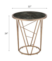 Cicatrix Round 22"Dia End Table