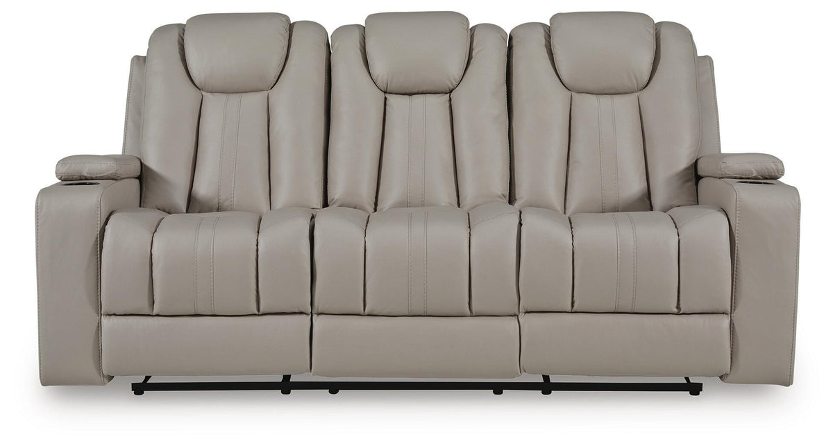 Next Move Reclining Sofa with Drop Down Table