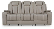 Next Move Reclining Sofa with Drop Down Table