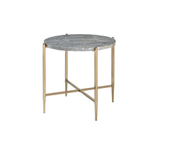 Mesa auxiliar redonda Tainte de 26" de diámetro