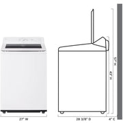  LG 5.0 cu. ft. Top Loading Washer with EasyUnload™ WT8200CW IMAGE 16