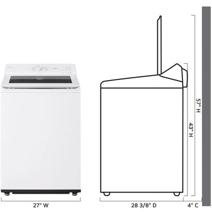  LG 5.0 cu. ft. Top Loading Washer with EasyUnload™ WT8200CW IMAGE 16