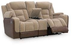 Ultimax Power Reclining Loveseat with Console