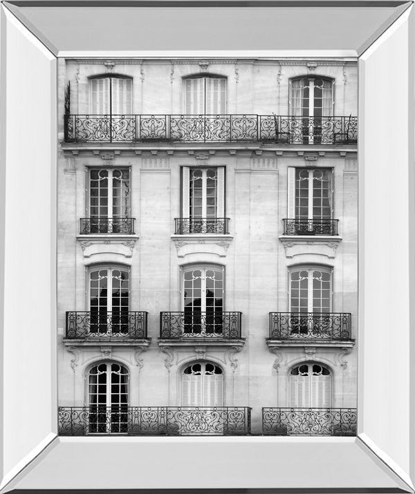 Mirrored Frame Across The Street I By Laura Marshall