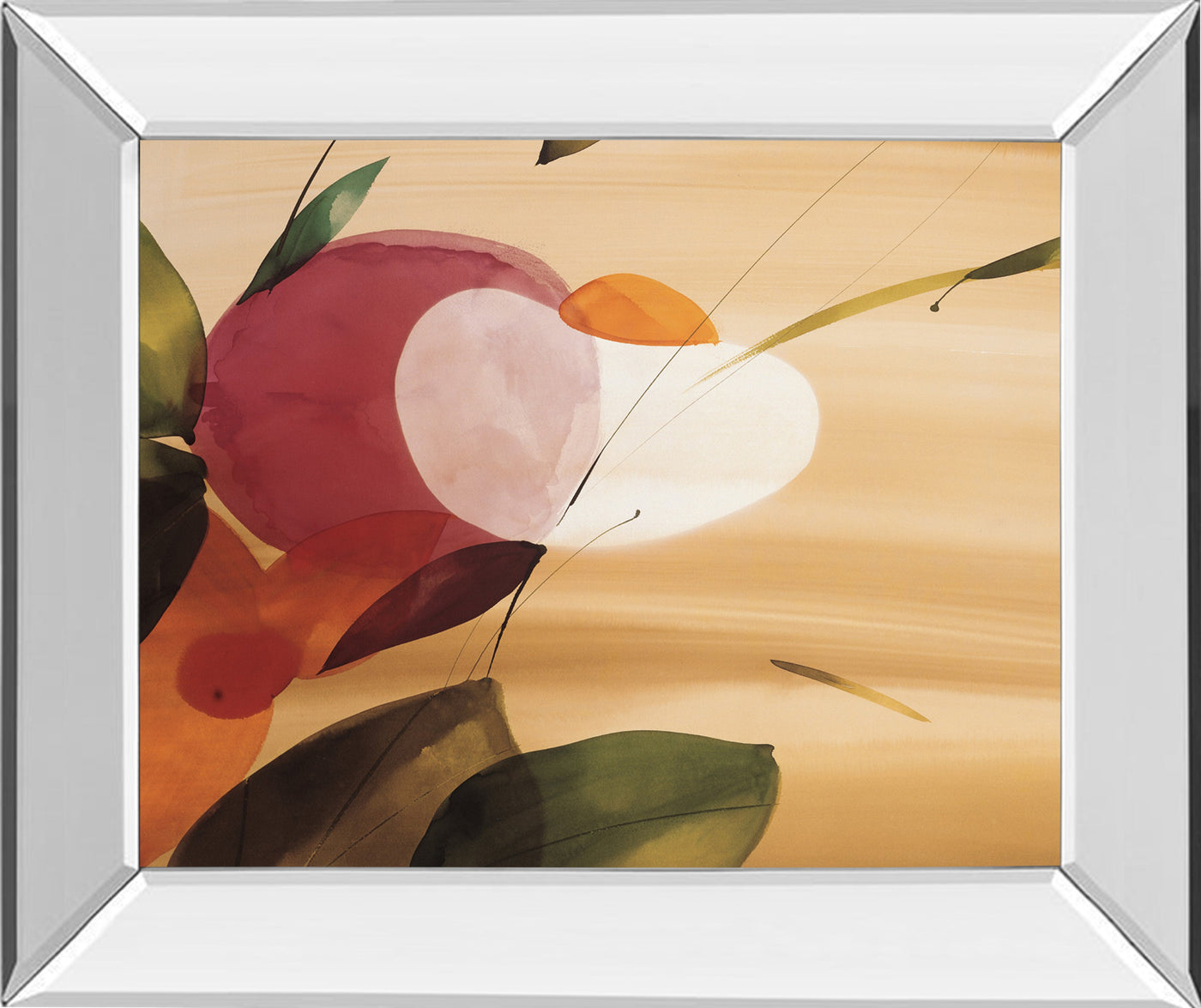 Mirrored Frame Floral Inspiration I By Abellan
