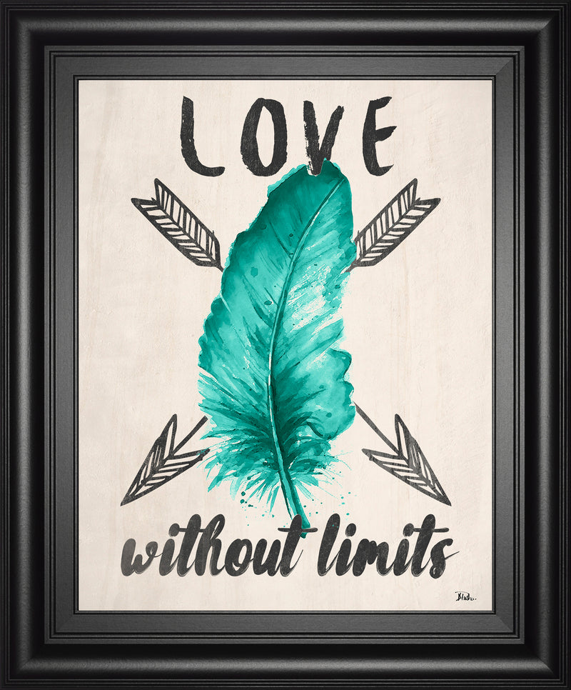 Teal Fearless Limits II By Patricia Pinto