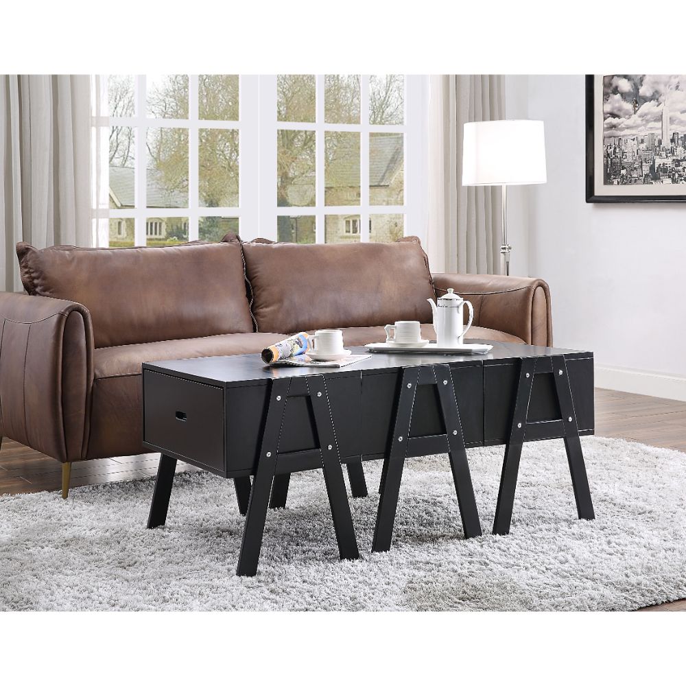 Lonny Convertible Coffee Table - Black