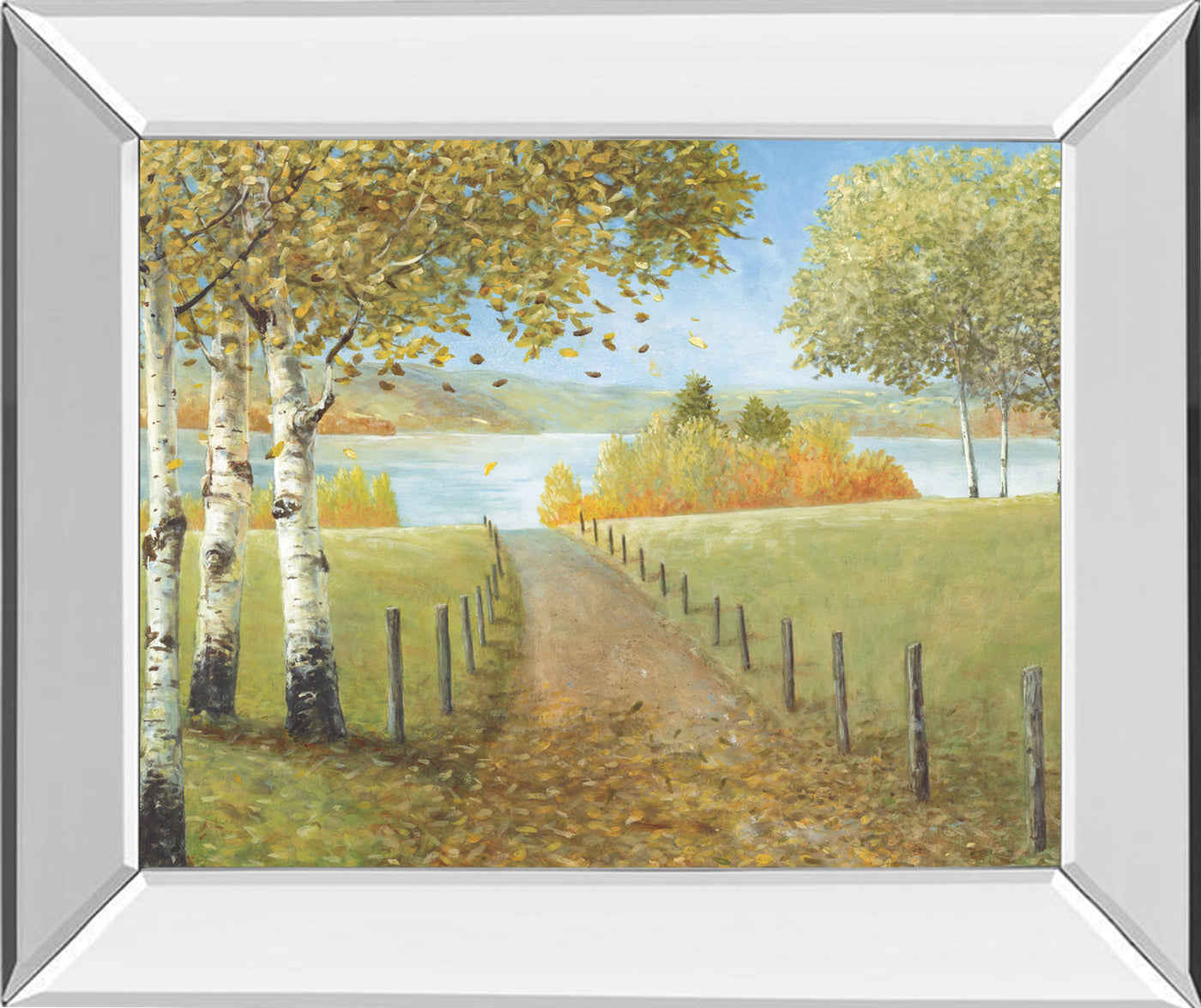 Mirrored Frame Rural Route I By A. Fisk