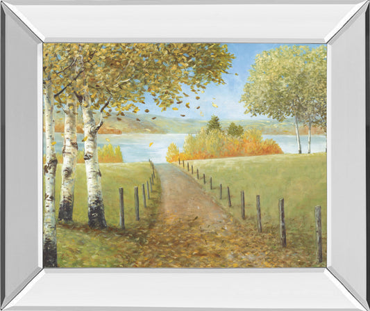 Mirrored Frame Rural Route I By A. Fisk