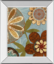 Mirrored Frame Persian Garden II By Katrina Craven