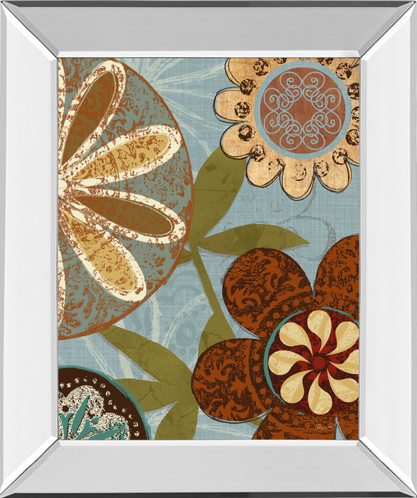 Mirrored Frame Persian Garden II By Katrina Craven