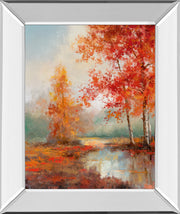 Mirrored Frame Autumns Grace II By T.C Chiu
