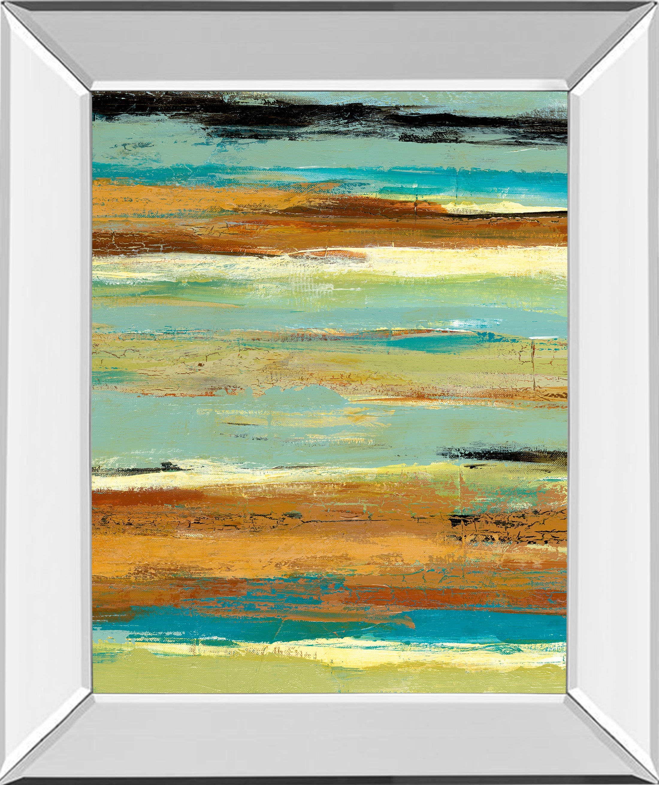 Mirrored Frame Terra Firma I By Maria Donovan