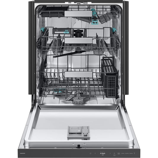  Samsung Bespoke 24-inch Built-In Dishwasher with Third Rack and AI Wash DW90F89T0USRAA IMAGE 2