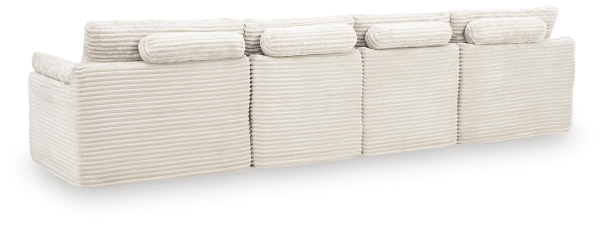 Canefield 4-Piece Sectional with Ottoman